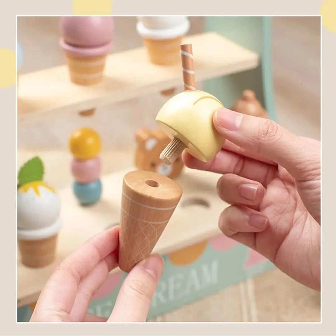Dinette en bois – Ensemble Comptoir de Crème Glacée WOUG