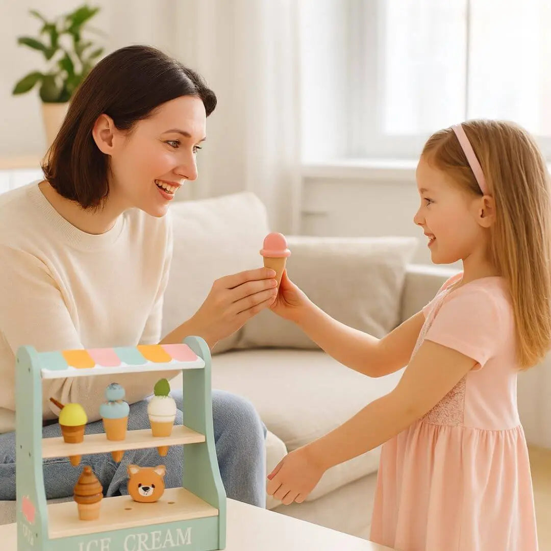 Dinette en bois – Ensemble Comptoir de Crème Glacée WOUG
