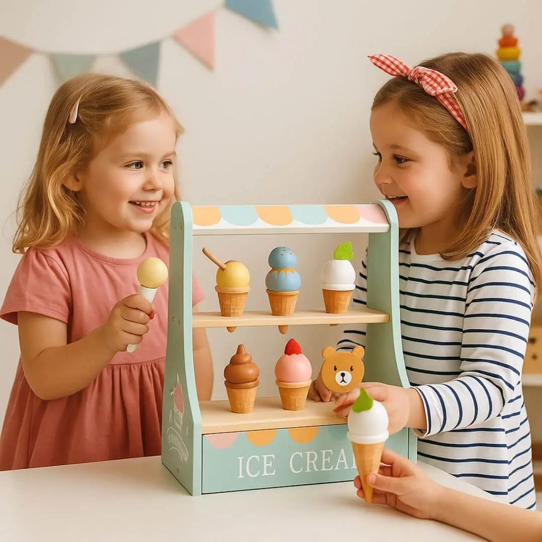Dinette en bois – Ensemble Comptoir de Crème Glacée WOUG