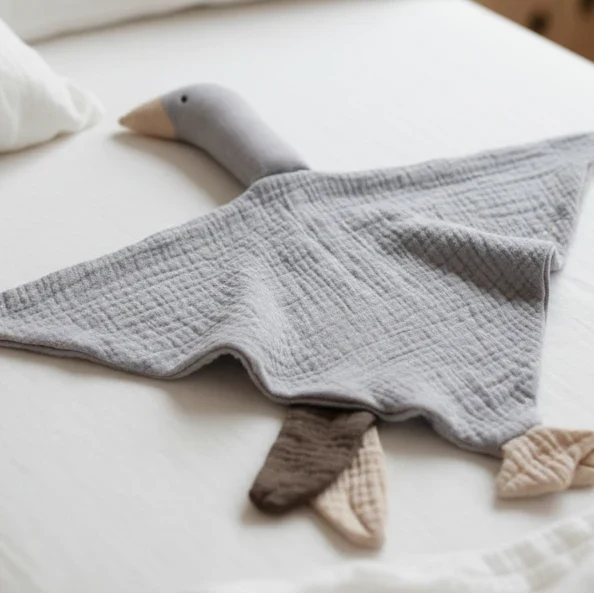 Doudou bebe canard