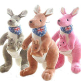 Compagnon Peluche Kangourou Écologique (Jouet Animal en Peluche Douce)