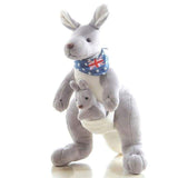 Compagnon Peluche Kangourou Écologique (Jouet Animal en Peluche Douce)