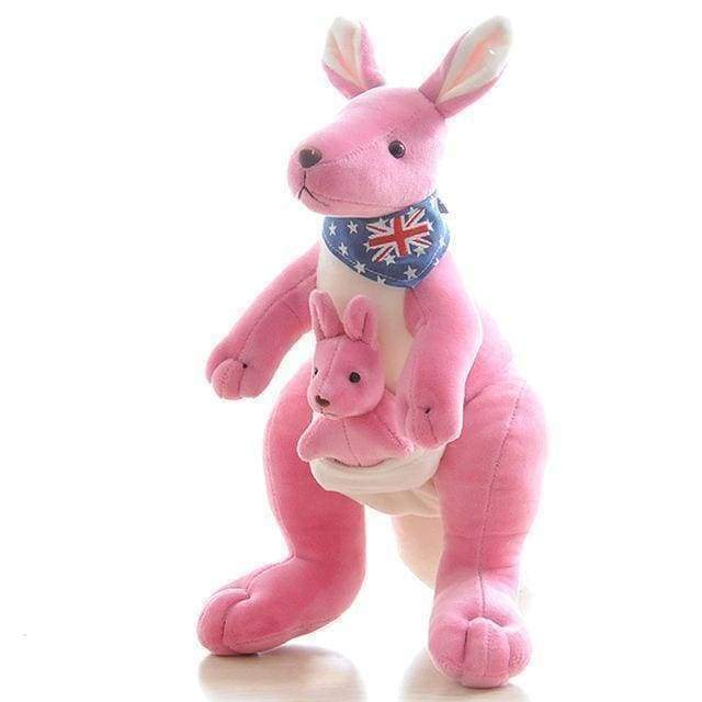 Compagnon Peluche Kangourou Écologique (Jouet Animal en Peluche Douce)