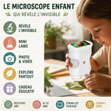 Microscope Enfant Écran 5cm Zoom 1000x – Dès 6 Ans