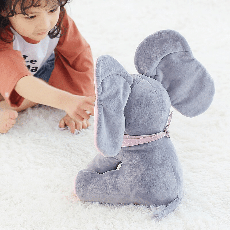 Éléphant Cache-Cache Musical aux Oreilles Magiques