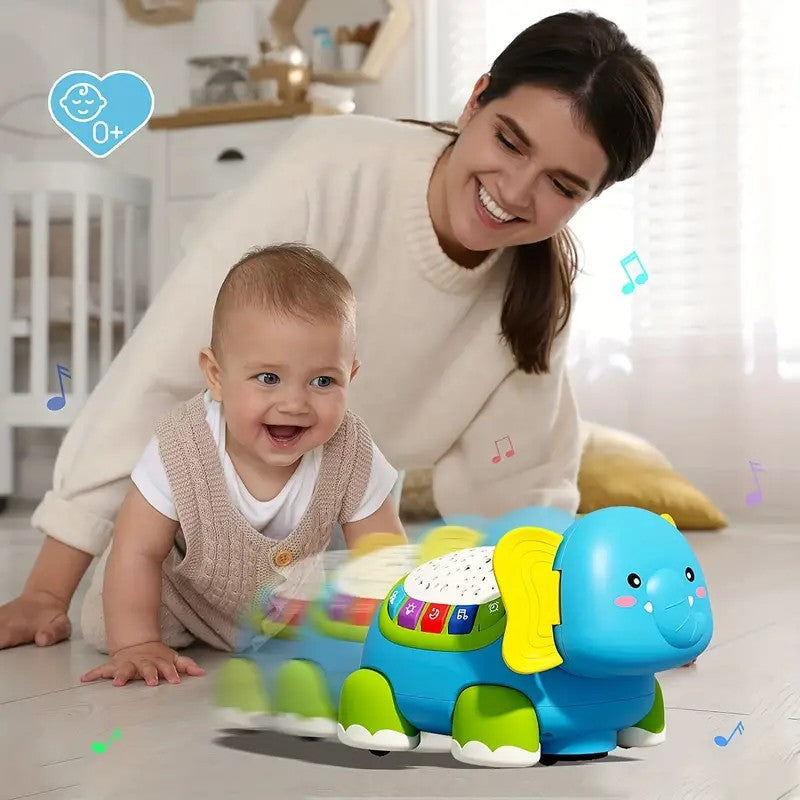 Jouet Éléphant Musical Lumineux