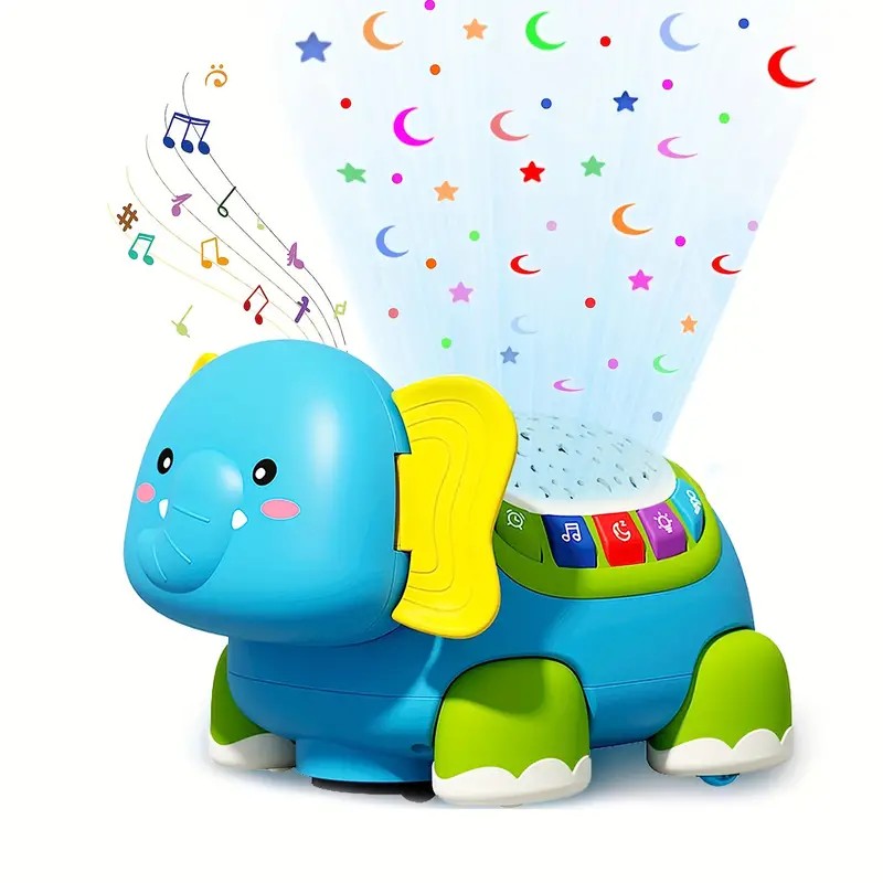 Jouet Éléphant Musical Lumineux