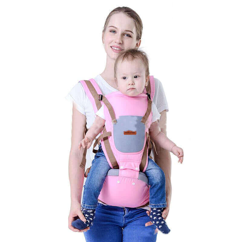 Porte-bébé ergonomique EmbraceMates avec siège de hanche (Position M Kangourou et soutien du dos)