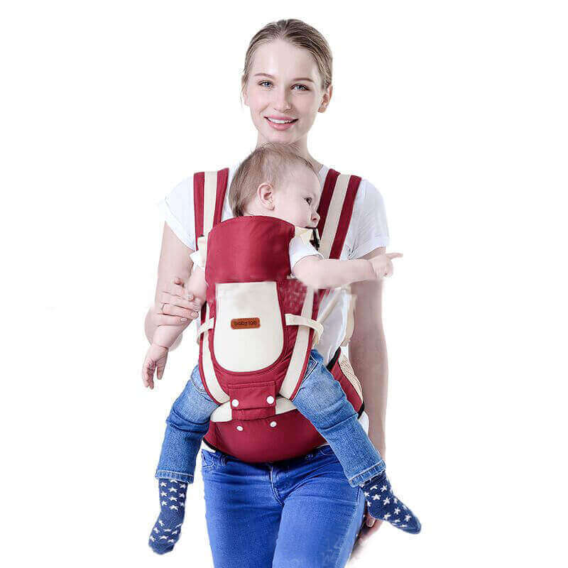 Porte-bébé ergonomique EmbraceMates avec siège de hanche (Position M Kangourou et soutien du dos)
