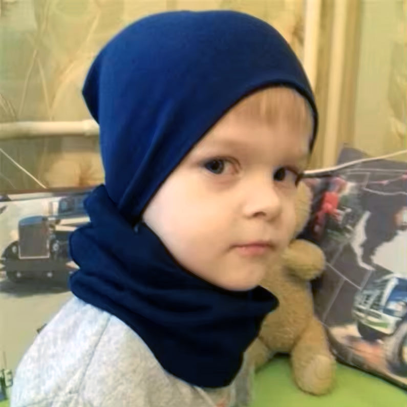 Ensemble bonnet et écharpe pour enfants