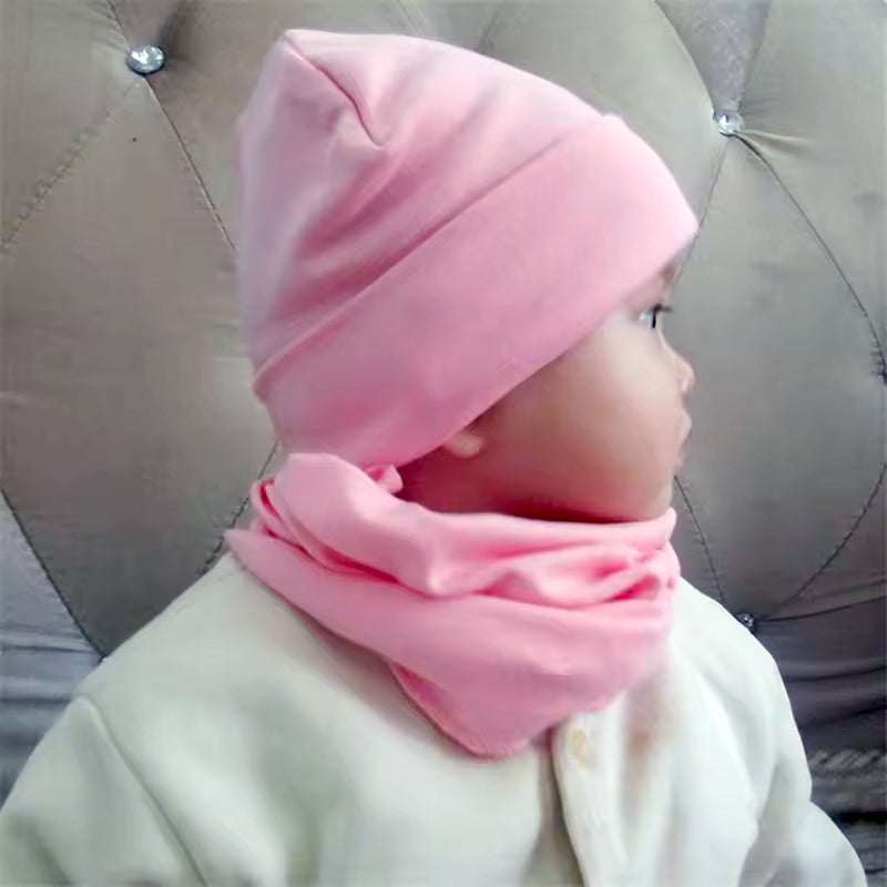 Ensemble bonnet et écharpe pour enfants