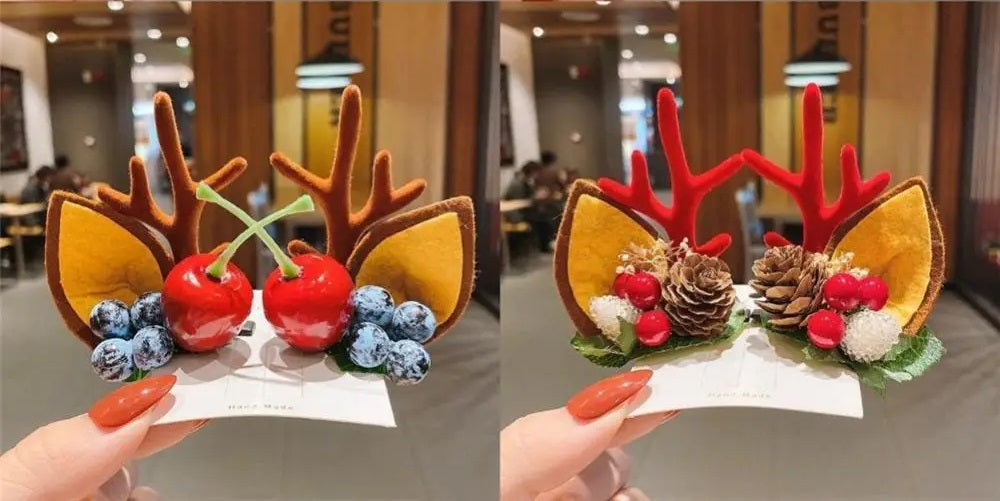 Pinces à cheveux de Noël pour Filles