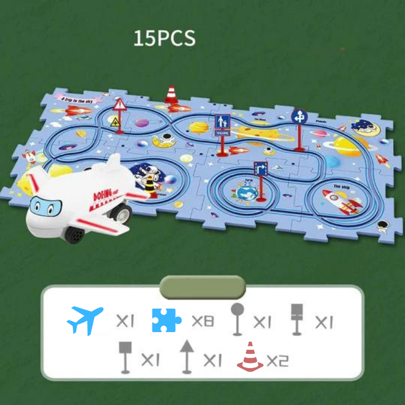 Puzzle circuit de voiture pour enfant / PuzzleCircuitÉducatif