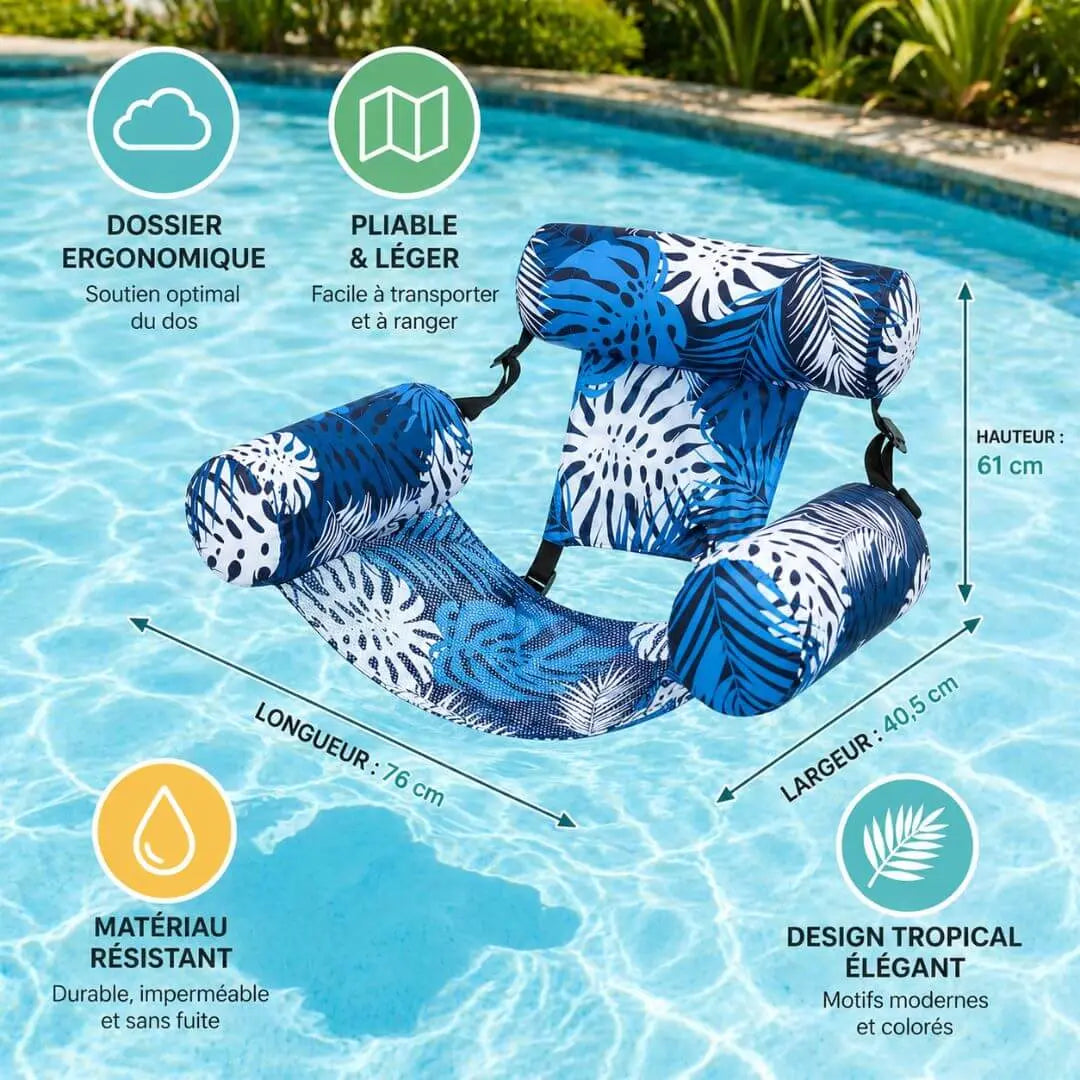 Fauteuil Gonflable Piscine – Dossier Ergonomique – 3 Chambres