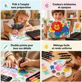 Feutres Acryliques – 48 à 168 Couleurs – Prêt à l'emploi