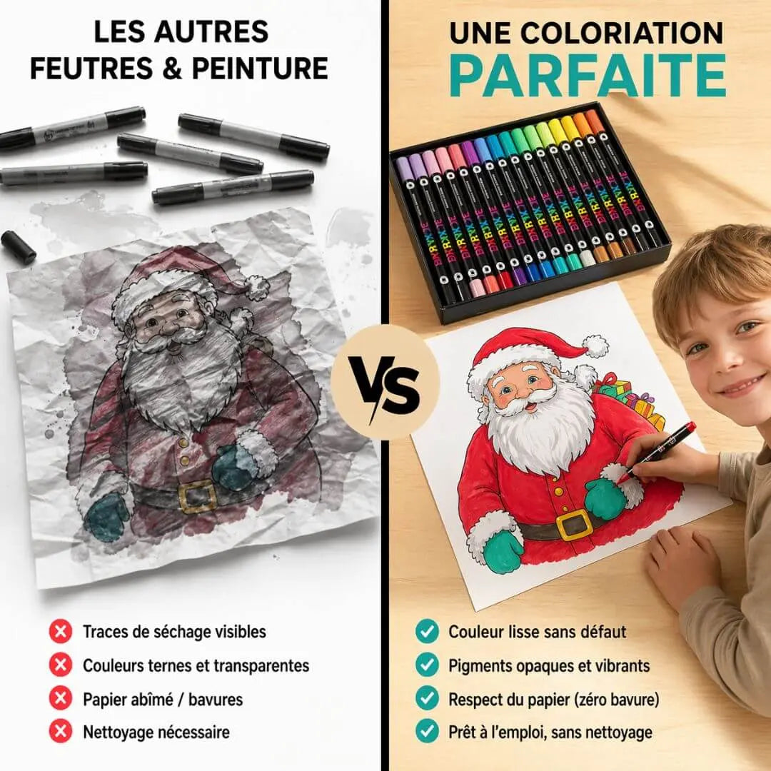 Feutres Acryliques – 48 à 168 Couleurs – Prêt à l'emploi