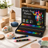 Feutres Acryliques – 48 à 168 Couleurs – Prêt à l'emploi
