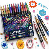 Feutres Shimmer Pailletés – Effet Scintillant