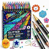 Feutres Shimmer Pailletés – Effet Scintillant