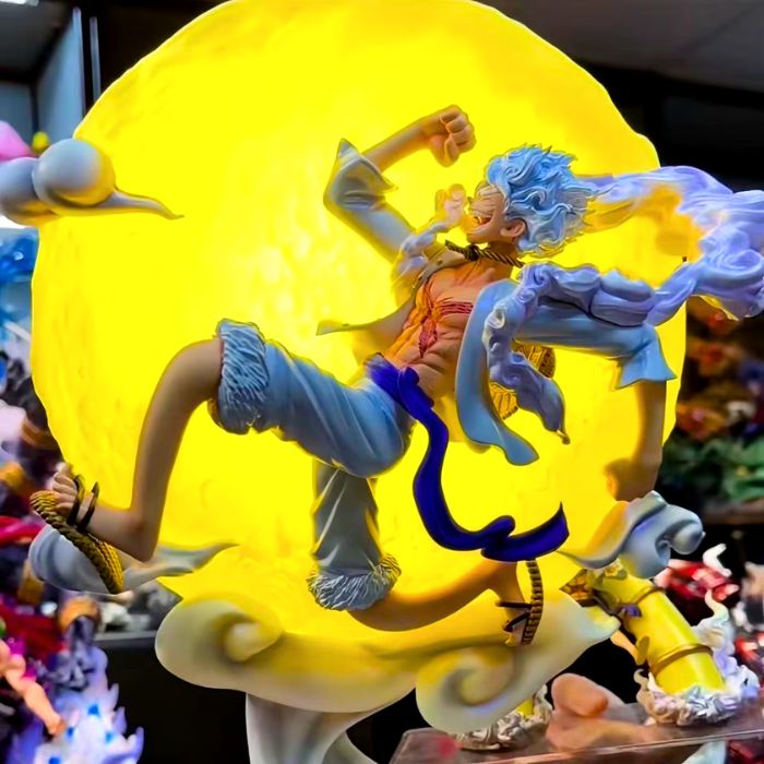 Figurine One Piece Monkey D. Luffy Joy Boy Nika Gear 5 Clair de Lune