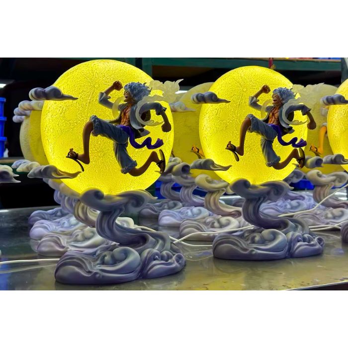 Figurine One Piece Monkey D. Luffy Joy Boy Nika Gear 5 Clair de Lune