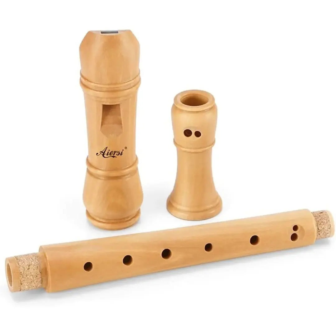 Flûte à bec soprano 3 pièces en bois d’érable - Aiersi