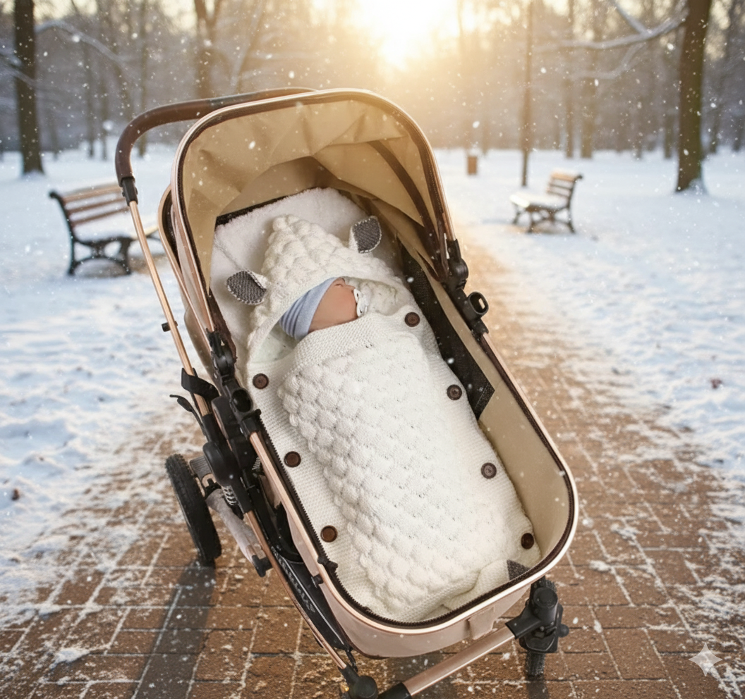 Chanceliere bouton pour bébé