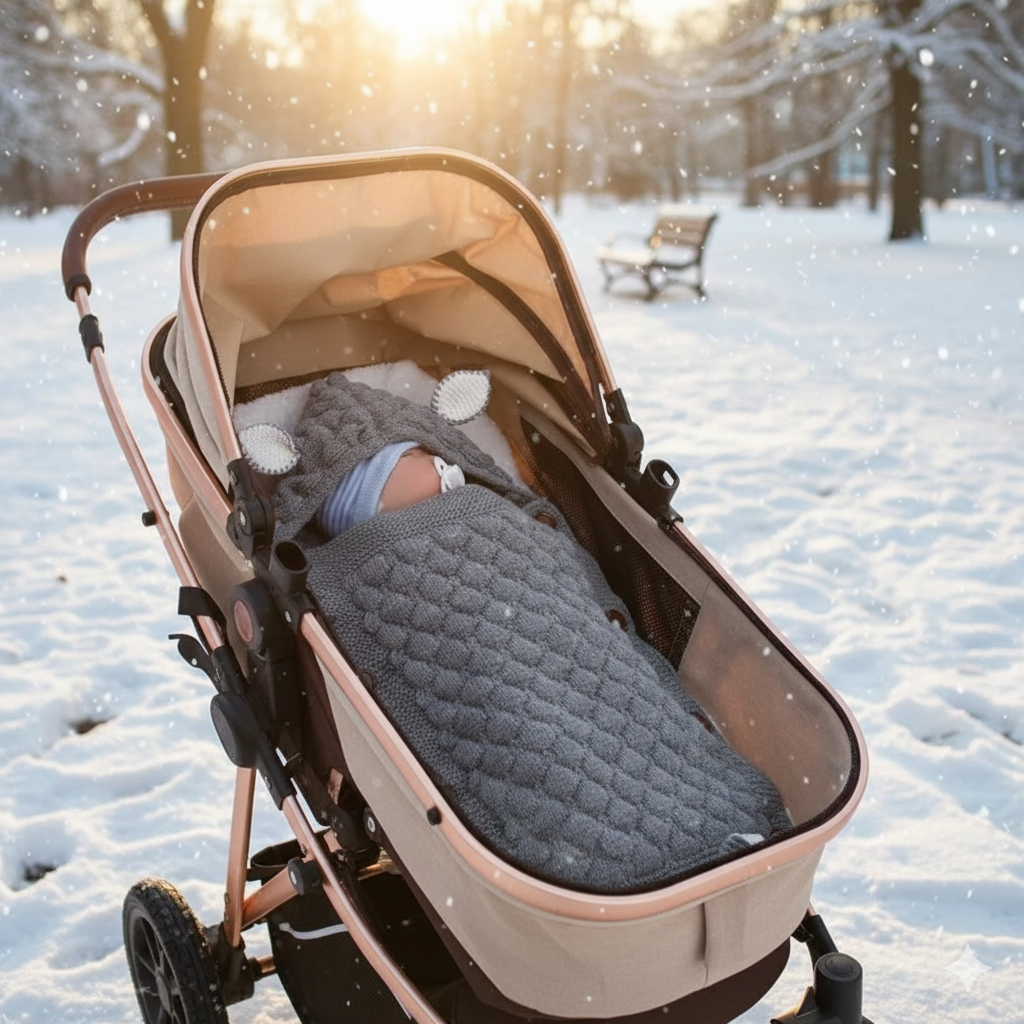 Chanceliere bouton pour bébé