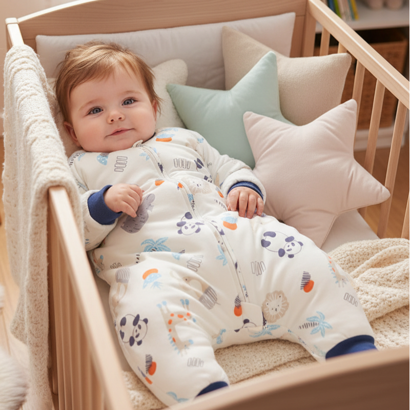 Gigoteuse à jambes fendues pour bébé | CozyNest