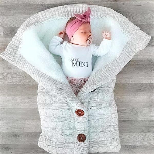Gigoteuse en velour épaisse pour bébé