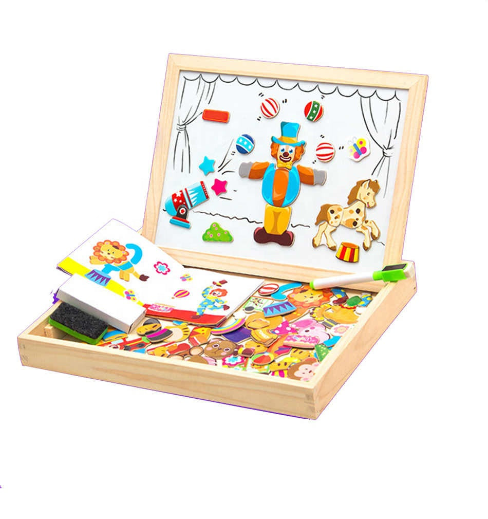Puzzle Magnétique Montessori Double Face