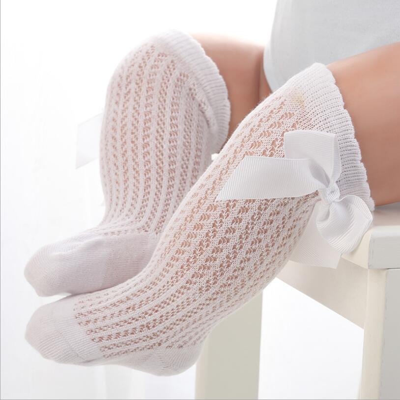 Chaussettes Hautes à Papillon pour Bébé Fille