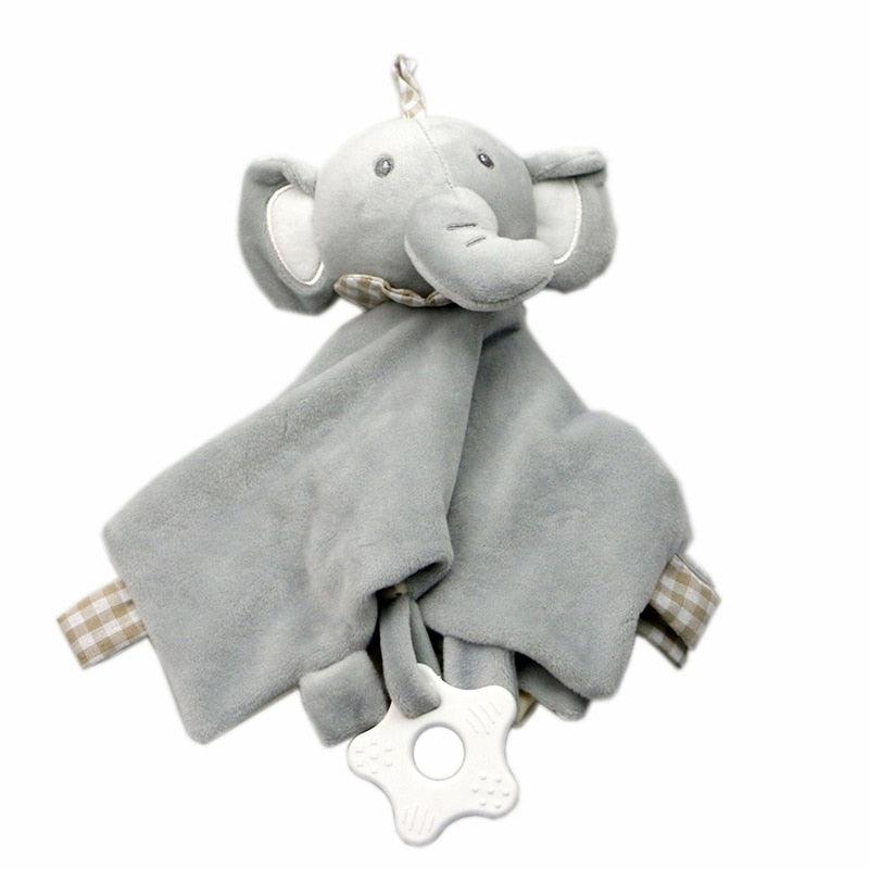 Serviette apaisante avec animaux pour bébé