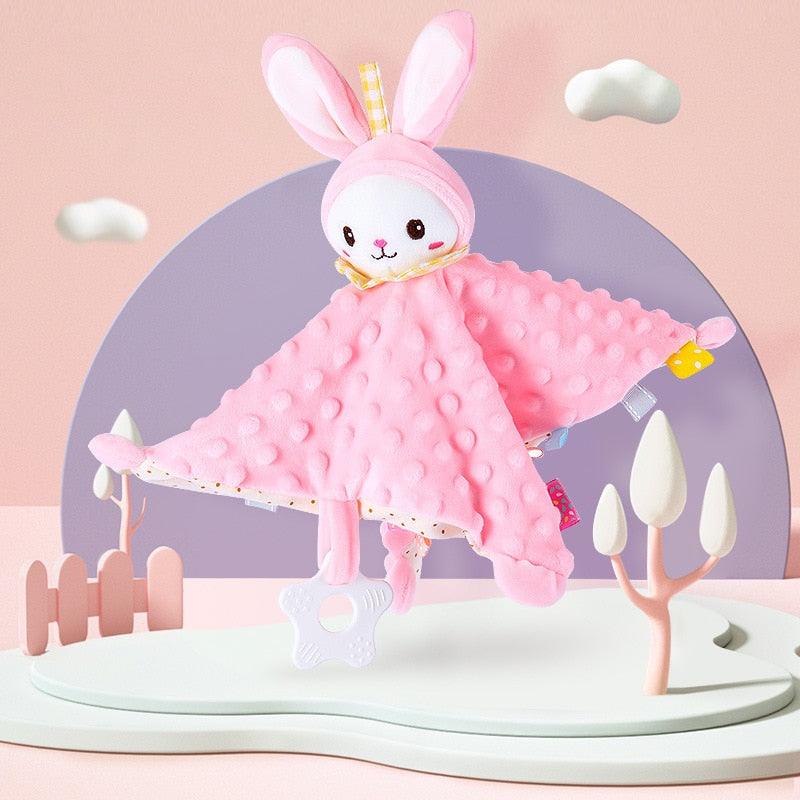 Doudou pour bébé avec animaux en peluche