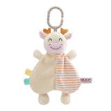 Doudou en peluche animaux avec hochet