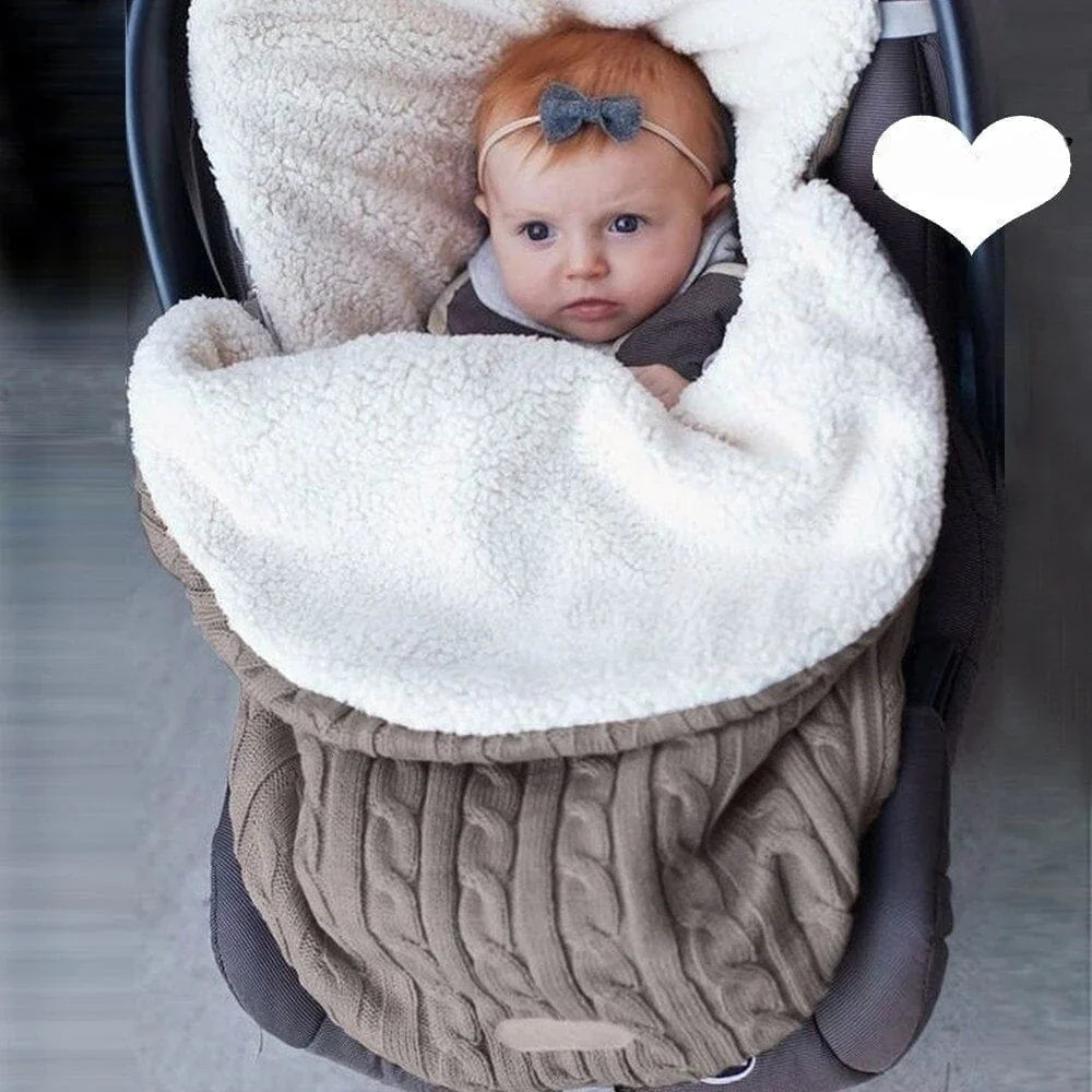 Chancelière Bébé / Sac de couchage Laine et Polaire