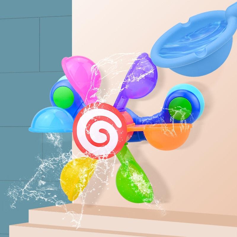 Roue hypnotique colorée pour le bain
