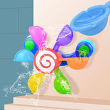Roue hypnotique colorée pour le bain