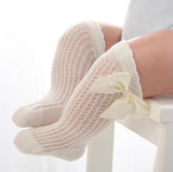Chaussettes Hautes à Papillon pour Bébé Fille