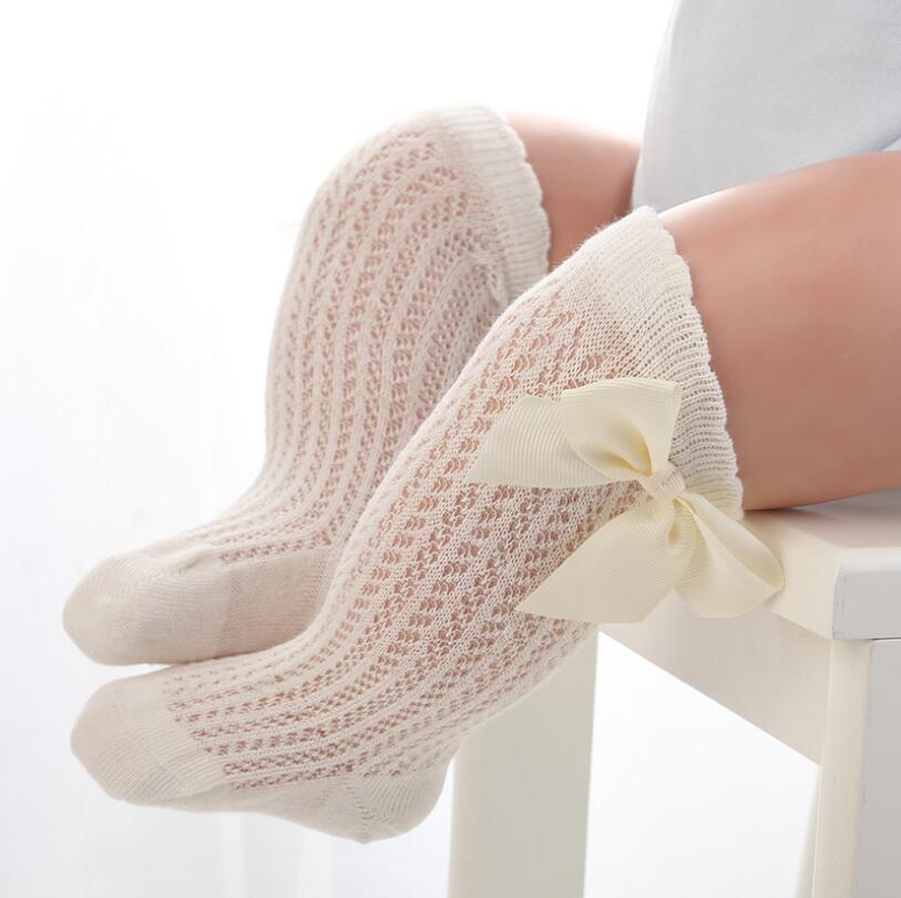 Chaussettes Hautes à Papillon pour Bébé Fille