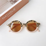 Lunettes de soleil rondes bicolore