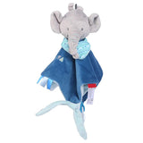 Doudou avec animaux en peluche pour bébé