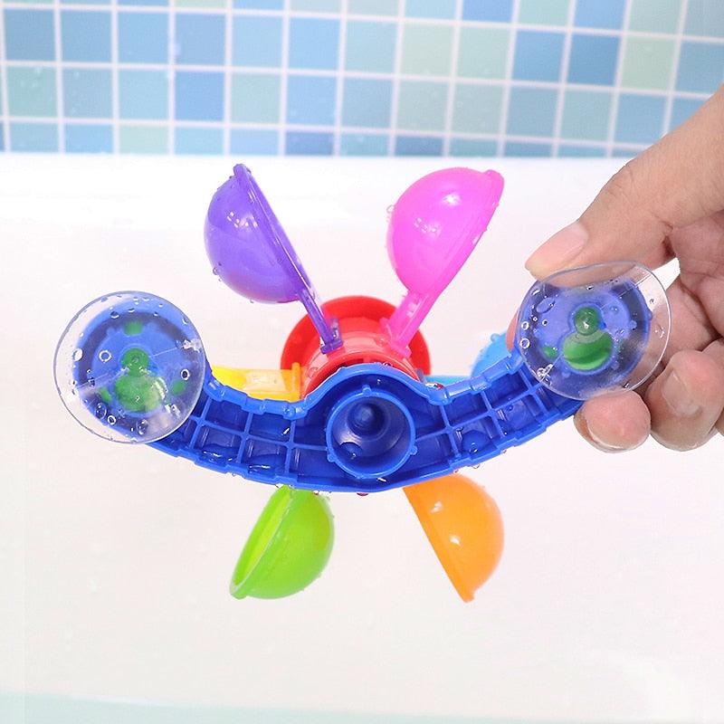Roue hypnotique colorée pour le bain