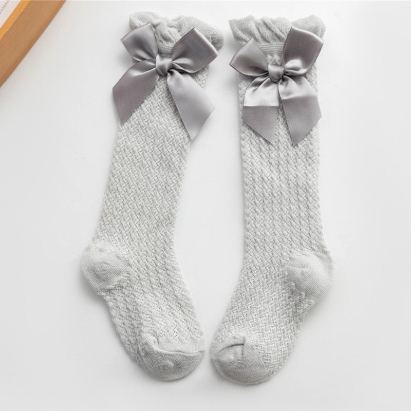 Chaussettes Hautes à Papillon pour Bébé Fille