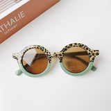Lunettes de soleil rondes bicolore