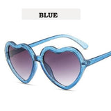 Lunettes de soleil rétro en forme de coeur