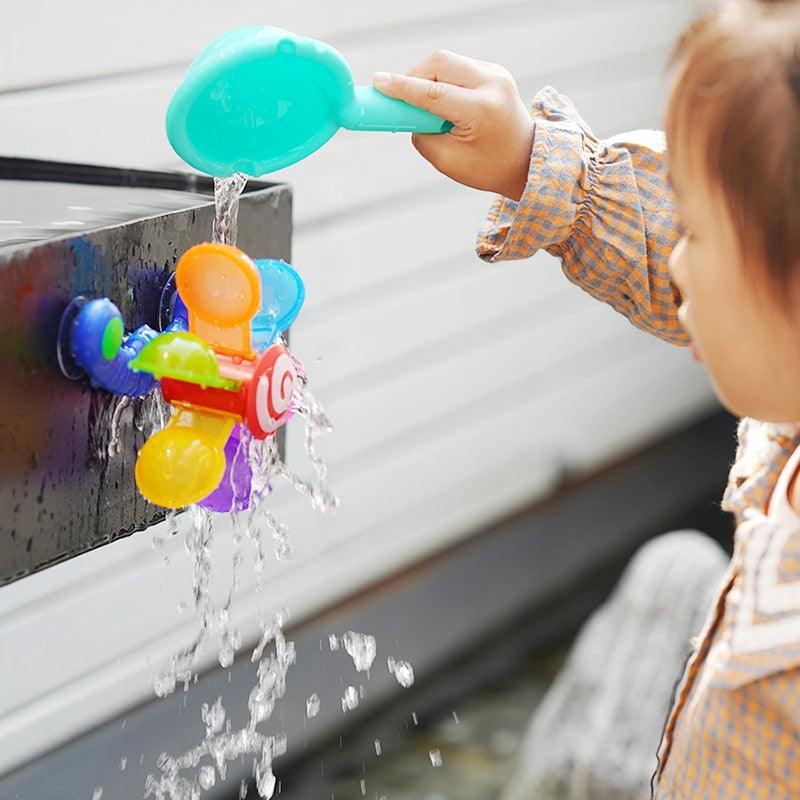Roue hypnotique colorée pour le bain