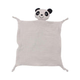 Doudou panda en coton pour bébé