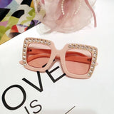 Lunettes de soleil surdimensionnées en diamant pour enfants