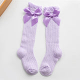 Chaussettes Hautes à Papillon pour Bébé Fille